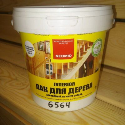 Лот: 11304800. Фото: 1. Лак Interior акриловый для древесины... Краски, лаки, растворитель