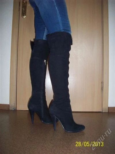 Лот: 2847803. Фото: 1. сапоги, замша натуральная. Сапоги