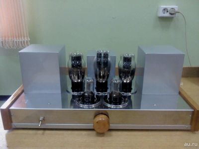 Лот: 9963843. Фото: 1. Ламповый усилитель на прямонакальных... Усилители, эквалайзеры