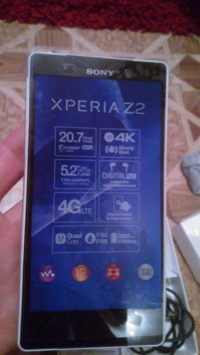 Лот: 4574763. Фото: 1. sony xperia Z2 РСТ LTE новый телефон... Смартфоны