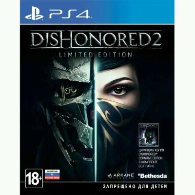 Лот: 12086852. Фото: 1. Dishonored 2 for PS4. Игры для консолей
