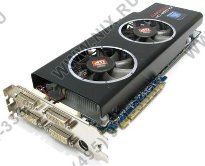 Лот: 4800714. Фото: 1. Sapphire Radeon HD 4850 X2 625Mhz... Видеокарты