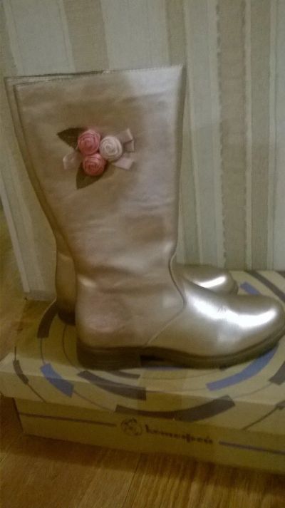 Лот: 12611685. Фото: 1. Сапоги на девочку. Сапоги