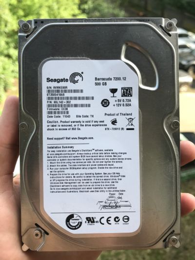 Лот: 11651464. Фото: 1. Жесткий диск Seagate ST3500418AS... Жёсткие диски (HDD)