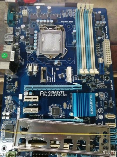 Лот: 15194339. Фото: 1. Gigabyte GA-Z77P-D3. Материнские платы