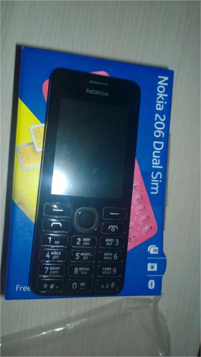 Лот: 6566630. Фото: 1. Nokia 206 Dual Sim (в идеале). Кнопочные мобильные телефоны