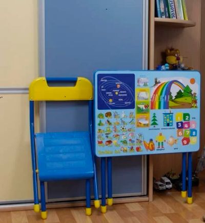 Лот: 6512793. Фото: 1. Стол+стул детские. Столики, стулья, парты