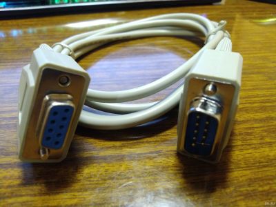 Лот: 17356603. Фото: 1. Кабель COM, 9pin, мама - папа. Шлейфы, кабели, переходники