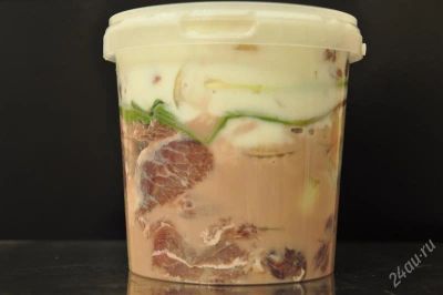 Лот: 2863748. Фото: 1. Шашлык из оленины, маринад Фитнес... Мясо, птица, яйцо