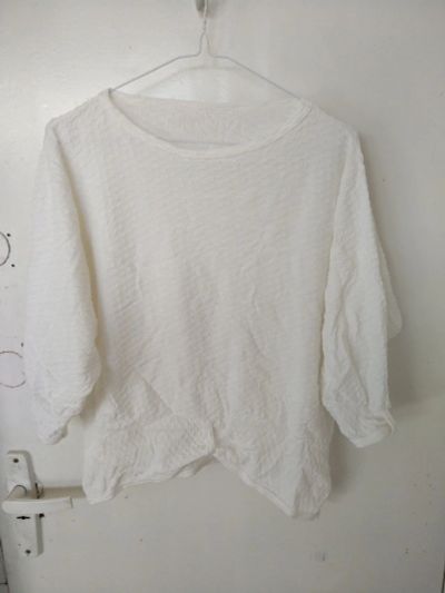 Лот: 15778668. Фото: 1. Блуза белая, ретро, 46-48 р-р... Блузы, рубашки