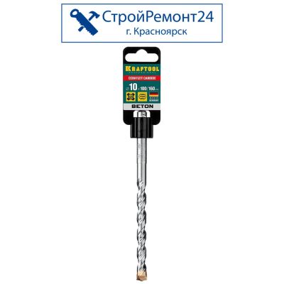 Лот: 25729641. Фото: 1. Бур по бетону Kraftool 10х100х160... Расходные материалы, сменные насадки