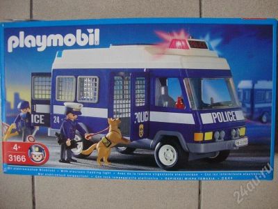 Лот: 442821. Фото: 1. PLAYMOBIL Полицейский фургон. Конструкторы