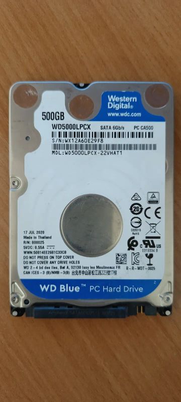 Лот: 21983947. Фото: 1. жесткий диск 2.5 500GB. Жёсткие диски (HDD)