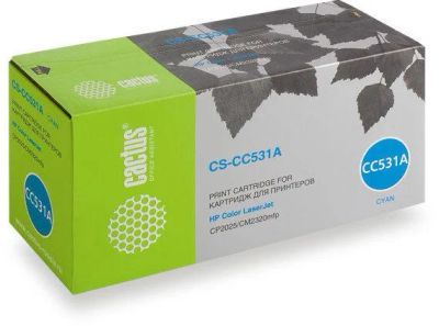 Лот: 5377079. Фото: 1. Картридж лазерный Cactus CS-CC531A... Картриджи, расходные материалы