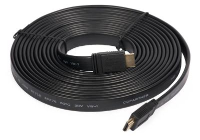 Лот: 16549401. Фото: 1. Кабель HDMI - HDMI 20 м плоский. Шлейфы, кабели, переходники