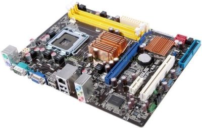 Лот: 9553719. Фото: 1. Материнская плата ASUS P5KPL-AM... Материнские платы
