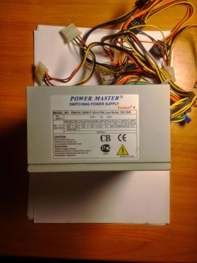 Лот: 5439350. Фото: 1. Блок питания Power Master (350w... Корпуса, блоки питания