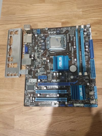 Лот: 21115304. Фото: 1. P5g41t-m le+Pentium e5700+ddr3... Комплекты запчастей