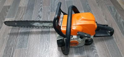 Лот: 17236820. Фото: 1. Бензопила Stihl MS170. Бензо-, мотоинструмент