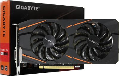 Лот: 13698532. Фото: 1. Видеокарта Gigabyte Radeon RX... Видеокарты