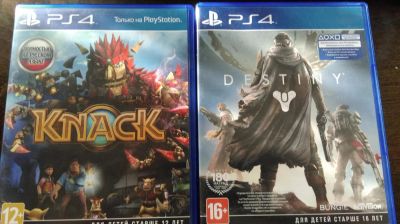Лот: 6289114. Фото: 1. Destiny и Knack PS4. Игры для консолей