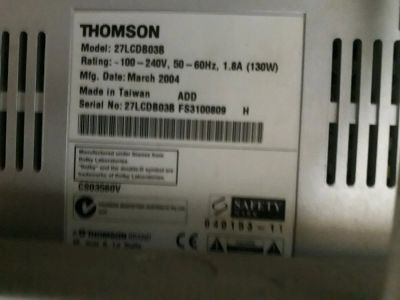 Лот: 12515044. Фото: 1. Телевизор lcd thomson. Телевизоры