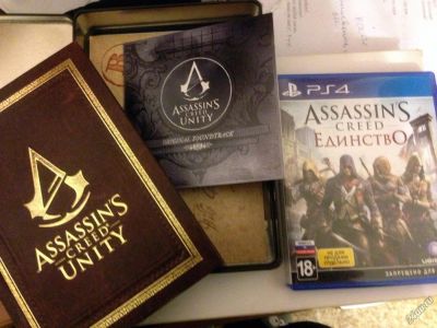 Лот: 4870756. Фото: 1. Диск Assassin's Creed Unity для... Игры для консолей