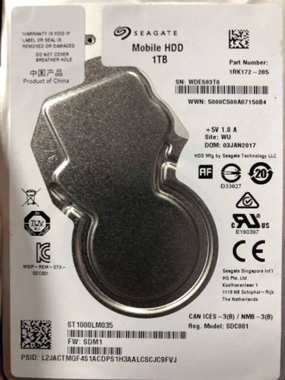 Лот: 11042345. Фото: 1. Жесткий диск 1000 Gb Seagate... Жёсткие диски (HDD)