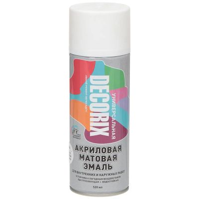 Лот: 24077973. Фото: 1. Эмаль аэрозольная, Decorix, универсальная... Краски, лаки, растворитель
