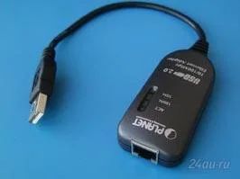 Лот: 1133061. Фото: 1. Сетевая карта PLANET UE-9520 USB... Сетевые карты
