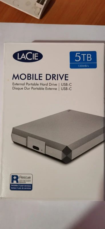 Лот: 17749533. Фото: 1. Внешний диск HDD LACIE Mobile... Жёсткие диски