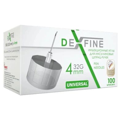Лот: 24566560. Фото: 1. Dexfine Иглы для шприц-ручки 32G... Лекарства