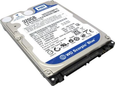Лот: 7978709. Фото: 1. wd3200bpvt. Жёсткие диски (HDD)