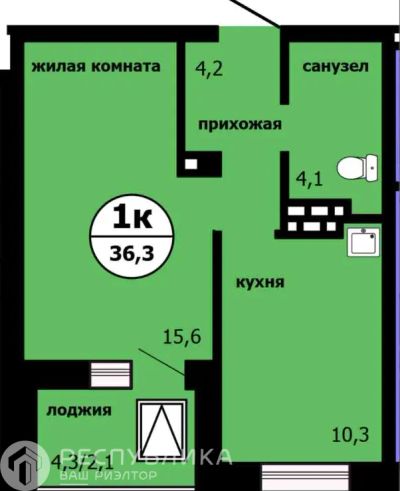Лот: 21143720. Фото: 1. Продажа Квартира Красноярск, Лесников... Квартиры, студии