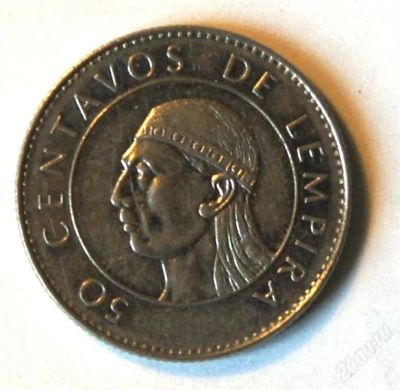 Лот: 2681833. Фото: 1. Гондурас. 50 сентаво 1991 г.(140... Америка