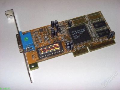 Лот: 90470. Фото: 1. Видеокарта S3 Trio 3D/2X (AGP). Видеокарты