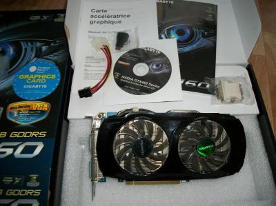 Лот: 3147604. Фото: 1. Видео карта Gigabyte GeForce GTX460... Видеокарты