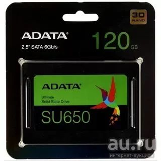 Лот: 15477725. Фото: 1. SSD накопитель adata su 650 120gb. SSD-накопители