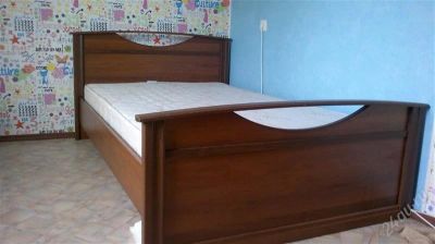 Лот: 1108140. Фото: 1. Кровать+матрас.Срочно! В субботу... Кровати