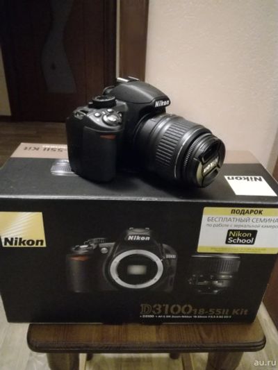 Лот: 13438415. Фото: 1. Фотоаппарат Nikon D3100 18-55... Цифровые компактные