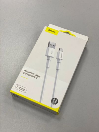 Лот: 18629717. Фото: 1. Кабель Baseus Mini White Cable... Дата-кабели, переходники