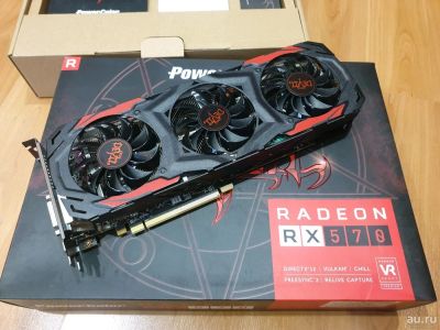 Лот: 13066424. Фото: 1. Видеокарта PowerColor AMD Radeon... Видеокарты