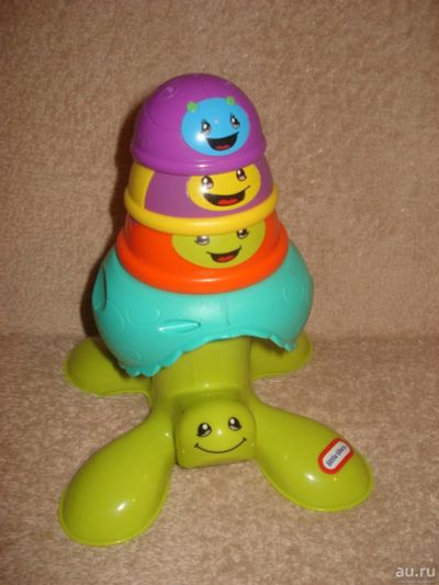 Лот: 9085026. Фото: 1. пирамидка черепашка little tikes. Развивающие