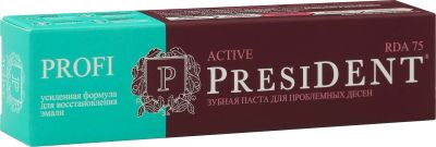 Лот: 23717151. Фото: 1. ПрезиДент Профи паста зубная Актив... Лекарства