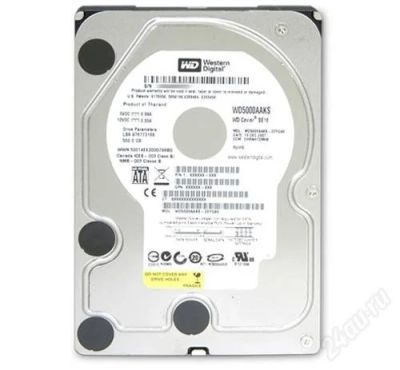 Лот: 1287928. Фото: 1. WD Caviar Blue WD5000AAKS Caviar... Жёсткие диски (HDD)