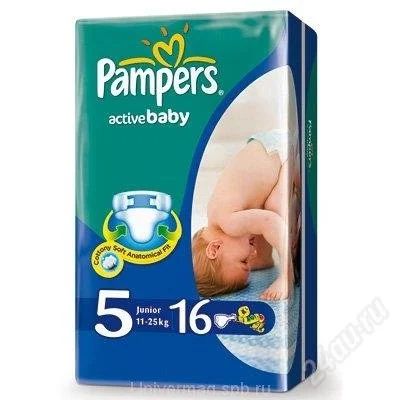 Лот: 2686328. Фото: 1. pampers active baby junior (11-25кг... Детская гигиена