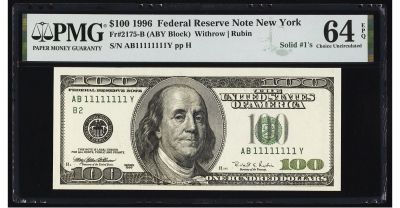 Лот: 21509507. Фото: 1. банкнота 100 долларов США 1996... Америка