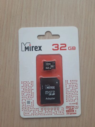 Лот: 19236668. Фото: 1. Карта памяти Micro SD 32 Гб Mirex... Карты памяти