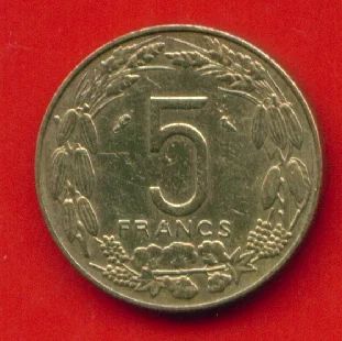 Лот: 9533073. Фото: 1. Камерун 5 франков 1962 (244). Африка