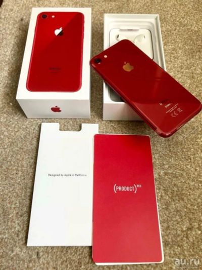 Лот: 13755369. Фото: 1. iPhone 8 product red 64gb. Смартфоны